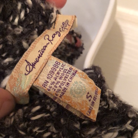 AMERICAN RAG CIE WOOL BLEND BUTTON UP CARDIGAN - Picture 6 of 10